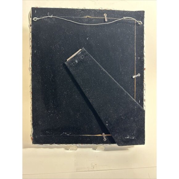 Woven Wicker Photo Picture Frame 8" By 10" Free-Standing Rattan Boho Beach House - Picture 6 of 10